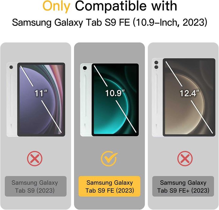 Husă JETech Samsung Galaxy Tab S9 FE 10.9 inchi,suport pentru stilou S