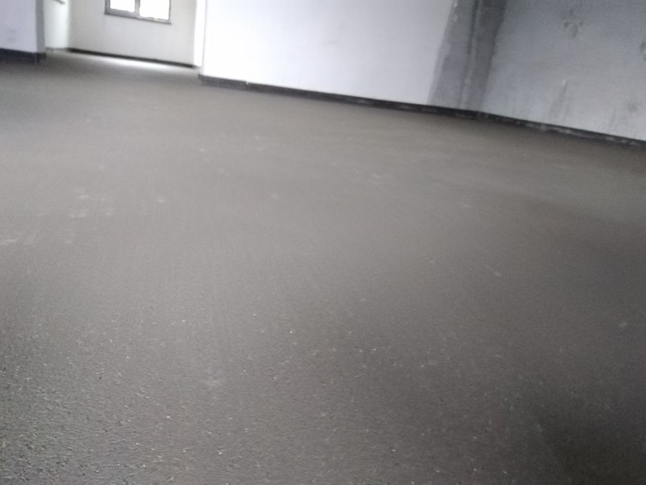 Șapă mecanizată elicopterizata pentru încălzirea în pardoseală