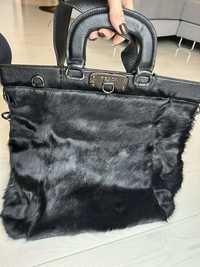 Дамска чанта Prada с косъм от пони