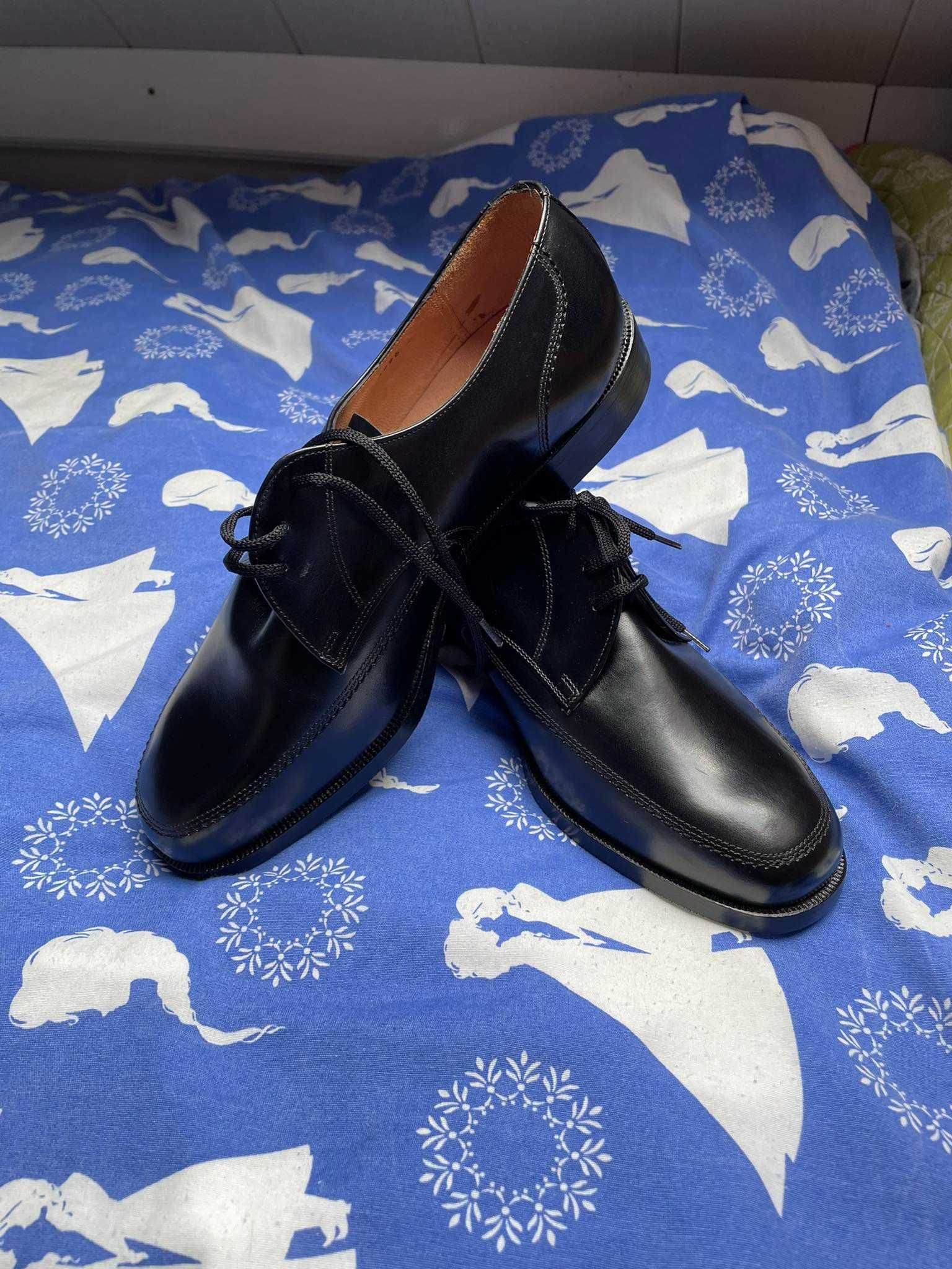 Pantofi piele neagra