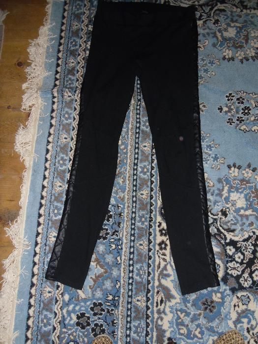 pantaloni dama cu piele naturala