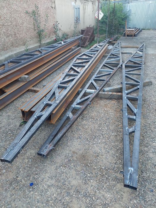 Vând hala metalica 6x15 din teava ferme cu zabrele