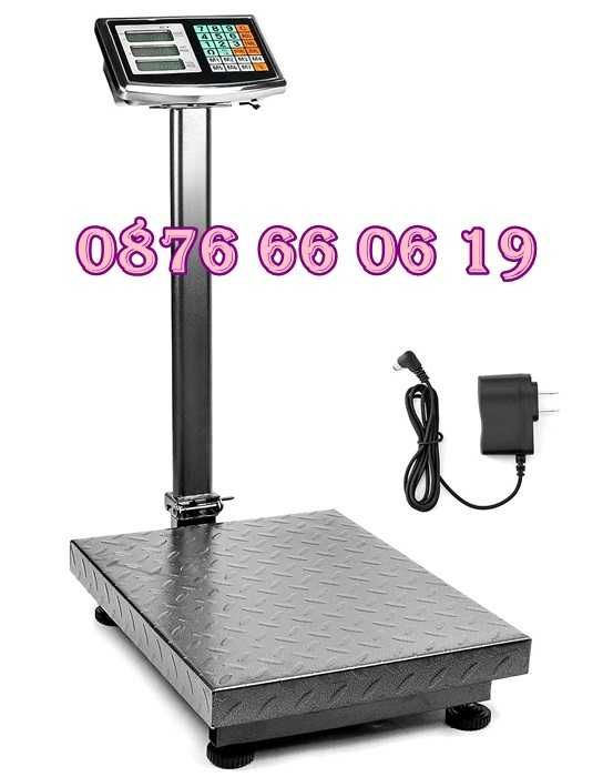 Кантар с платформа до 1000 кг, електронен кантар, везна до 1 тон