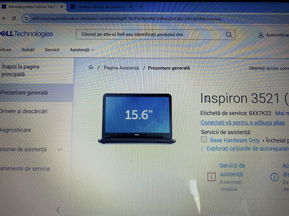 Laptop DELL Inspiron 3521