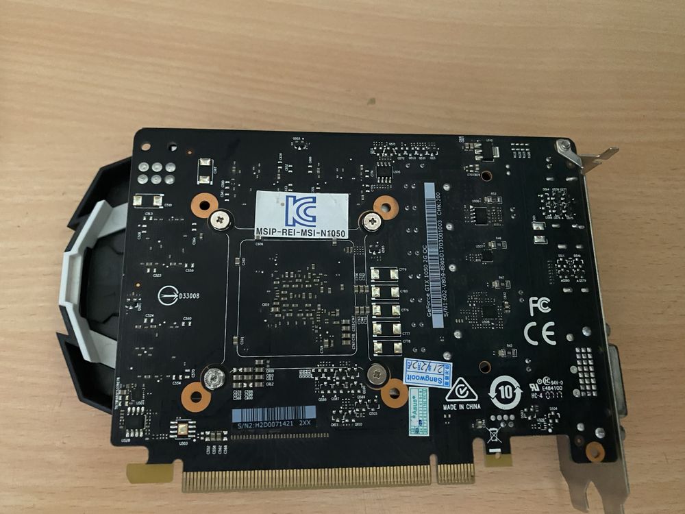 NVIDIA GeForce GTX 1050 2GB