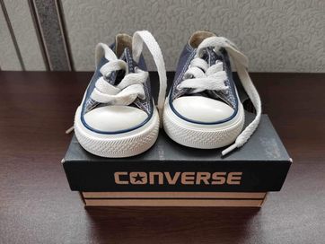 Детски сини кецове converse 20 номер