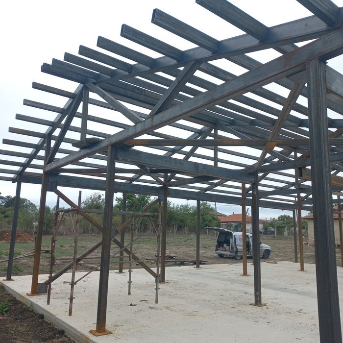 Метални конструкции заварки термо панели