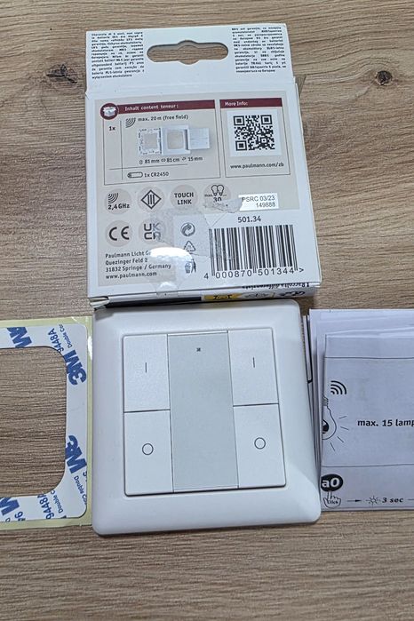 Intrerupator smart switch zigbee paulmann dimable on/off