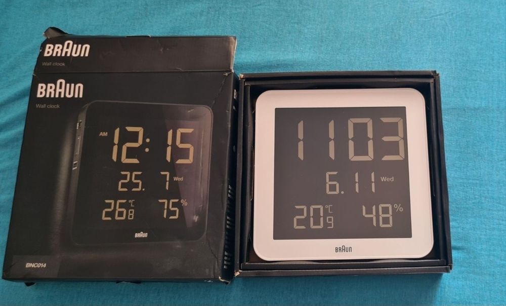 Braun Ceas De Masa Digital Mare Perete