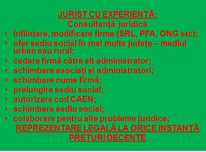 Înființare firme,SRL, PFA, II, ONG, sediu social - preturi rezonabile