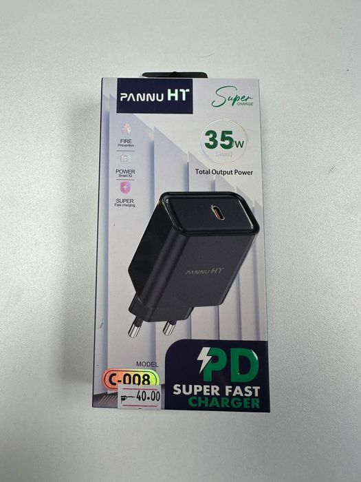 Adaptor priza 35W Super Fast Charger - Samsung, iPhone, Redmi, Honor