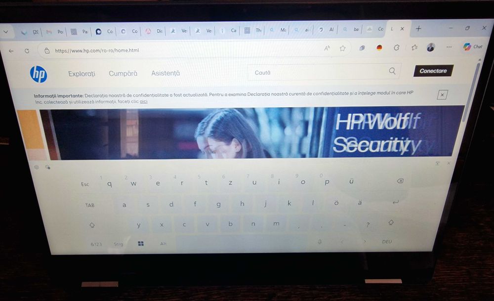 Laptop 2in1 HP Pavilion x360 Convertible Touch Intel I7 16GB 256SSD