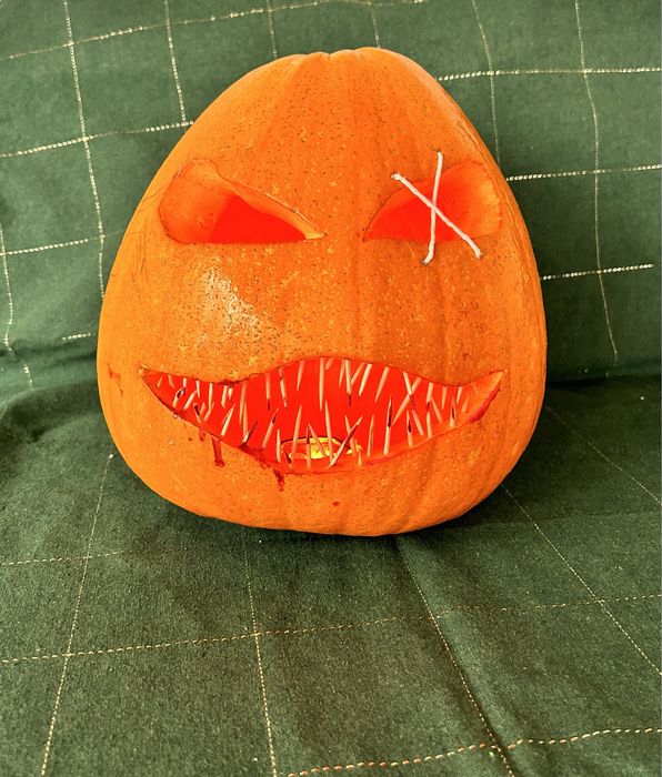 Dovleac halloween sculptat scary