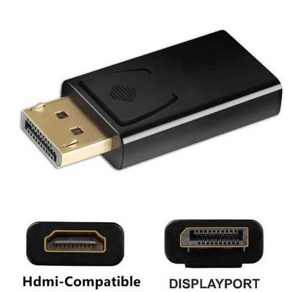 Адаптер Переходник Display port на HDMI mini DisplayPort to HDMI 4K