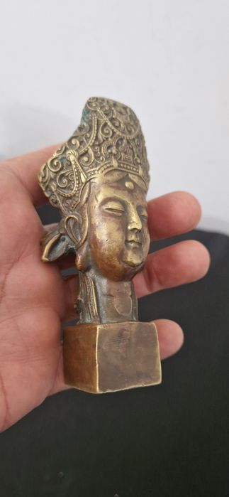 Sigiliu bronz vechi asiatic colectie