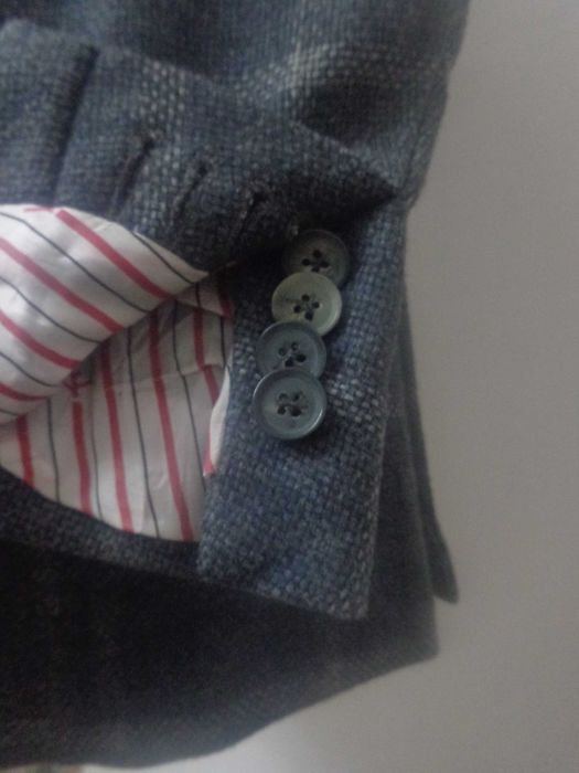 Sacou carouri ISAIA model Sailor lana si matase marimea 54