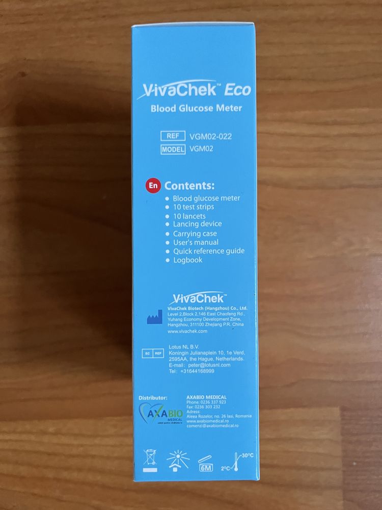 Aparat de masuraVivaChek™ Eco, glicemia