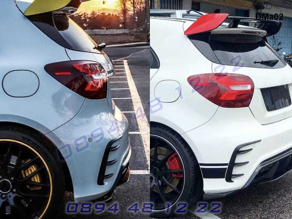 Тунинг Добавка Спойлер Задна Броня Mercedes AMG A W176 Мерцедес В176 А