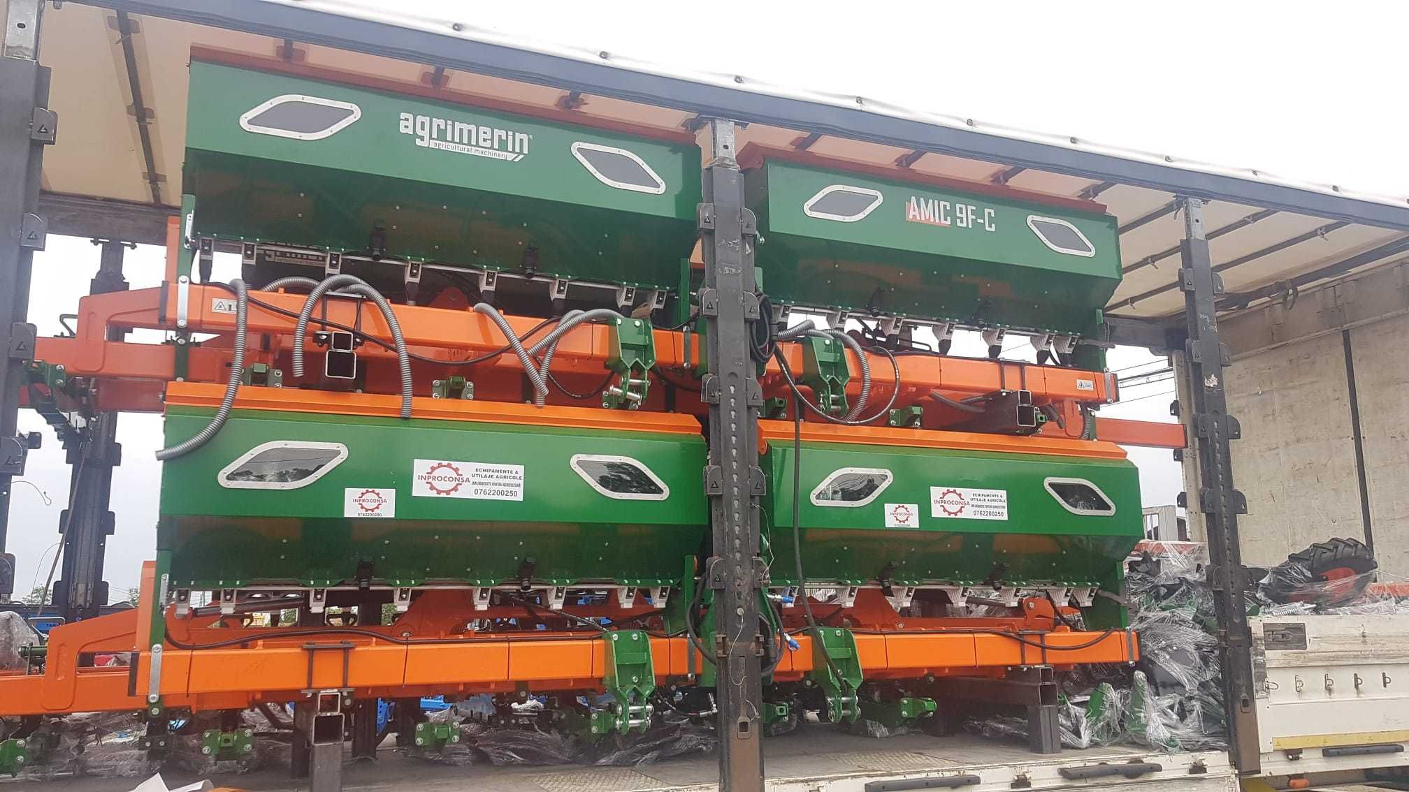 Cultivator rabatabil hidraulic cu 7 sectii buncar jumbo