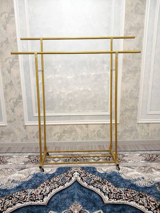 вешалка металлическая напольная усиленная 100 кг