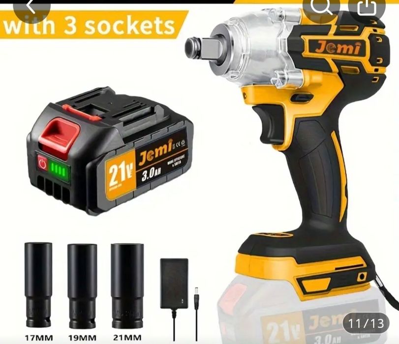 Cheie impact cu acumulator. 512 N. m.  Noua. 250 lei