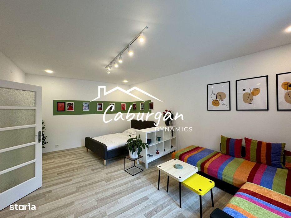 Garsoniera mobilata si utilata, 43mp utili, zona Centrala