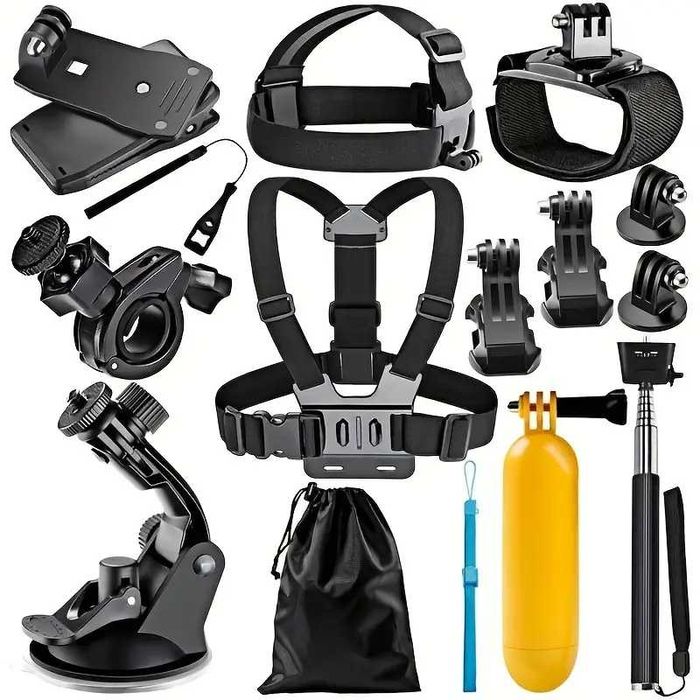 Комплект аксесоари за GoPro от 1 дo 13 Black  - KIT No.1