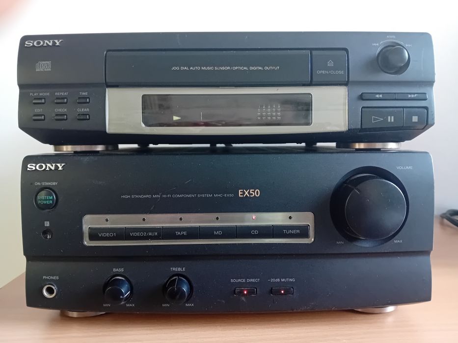 Cd și amplificator Sony.  Sistem audio Sony