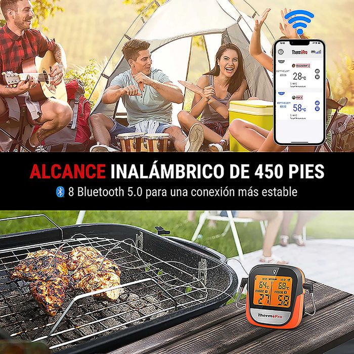 ThermoPro TP902 – Bluetooth термометър за месо и барбекю