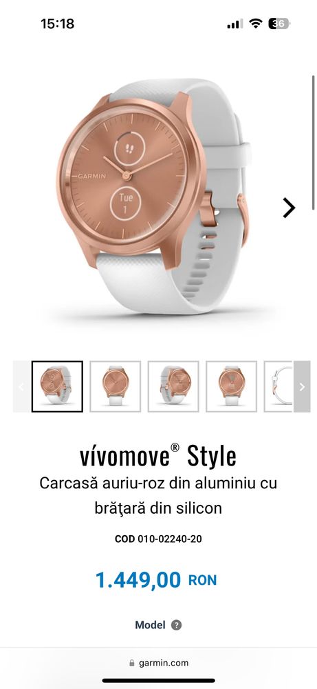 Ceas Garmin Vivomove Style