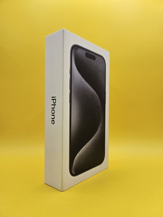 iPhone 15 Pro Black Titanium 256 GB Sigilat