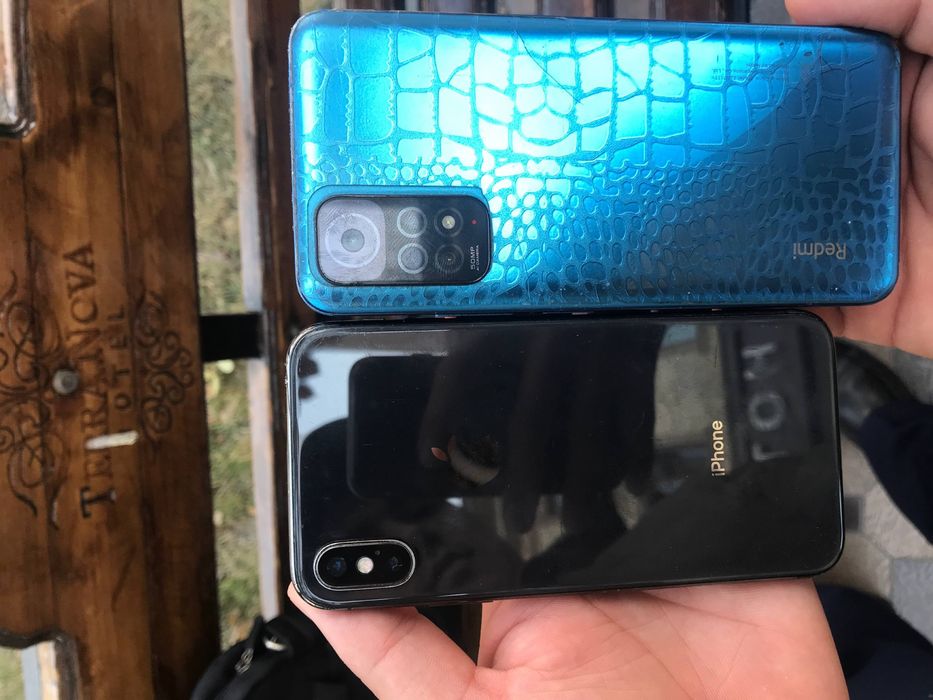 Iphone X Redmi not 11 abmen