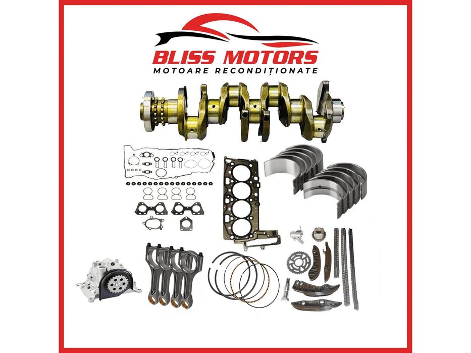 Kit reparatie motor BMW 2.0 N47 Vibrochen nitrurat + set cuzineti