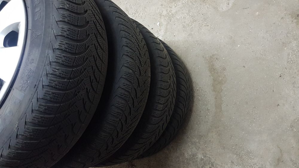 Cauciucuri iarna cu jenti tabla 15 vw