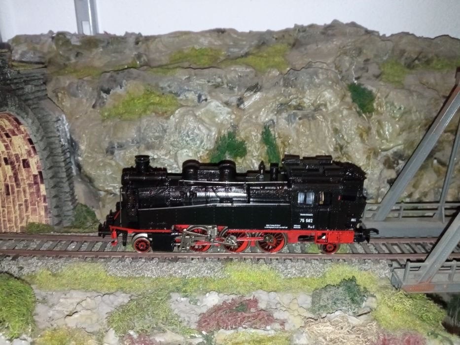 Piko BR75 locomotiva cu aburi trenuleț electric scara HO