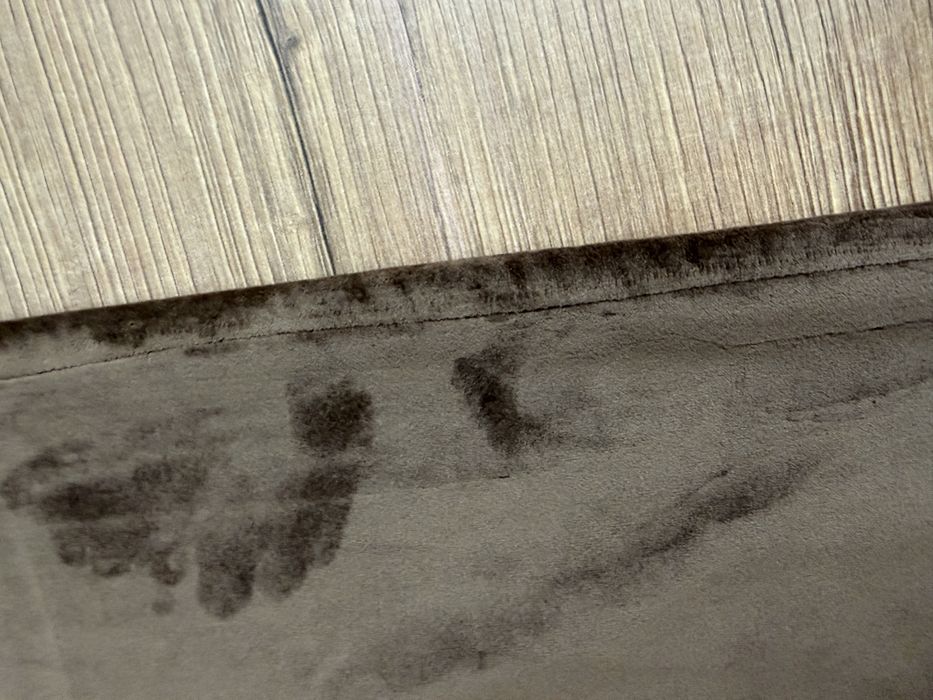 Шторы бархат коричневые.