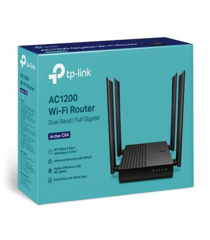 TP-Link Archer C64 / AC1200 Dual-Band Wi-Fi Роутер (Router)
