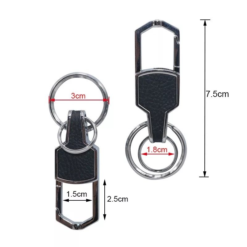 Стилни метални или кожени ключодържатели - различни модели и цветове