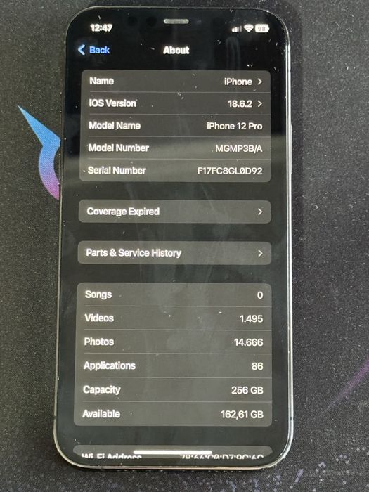 Iphone 12 pro 256gb negru