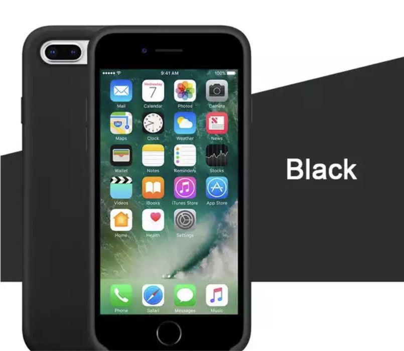 Iphone SE 7 8 PLUS 16e Husa GCASE Silicon Cu Interior Catifea Piele