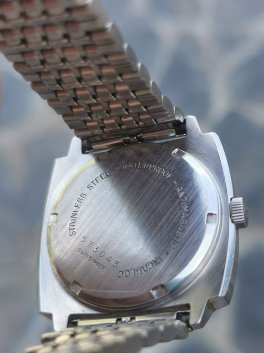 Ceas BWC - Int Manuala-ETA 2391 - Oțel - 35mm-Funt. Impecabil!