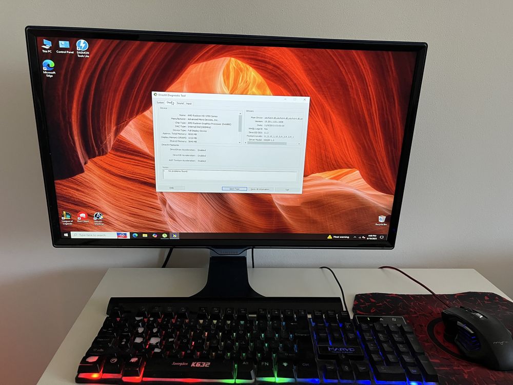 Pc gaming Acer Aspire x3995 + monitor Samsung + scaun gaming!