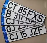 Numere auto ornamentale personalizate