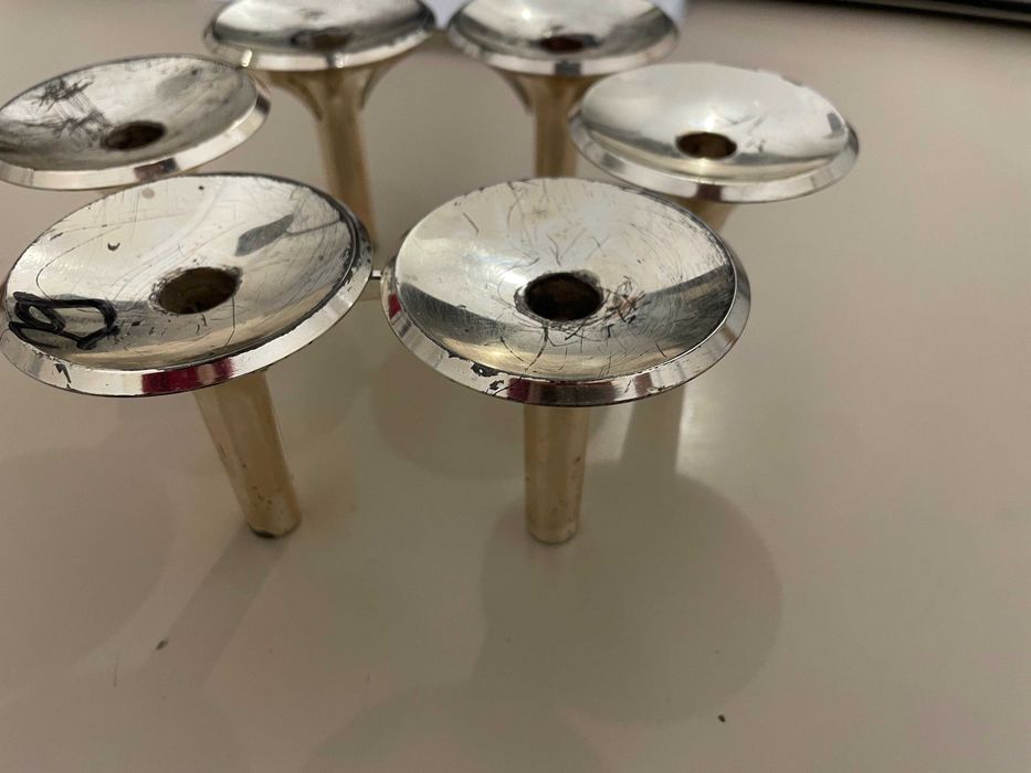 Caesar Stoffi & Fritz Nagel spaceage suport lumnare design rar arta