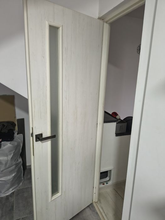 Ușă pal interior,alba,cu toc și glafuri