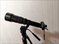Объектив 500mm F6.3  и 420-800мм f8 EF/Sony E телеобъектив,штативный