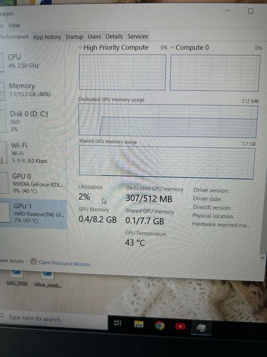 HP Victus 16,1 Ryzen 7 5800H  16 Ram