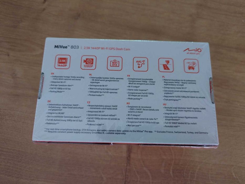 Camera video auto Mio MiVue 803 noua, sigilata