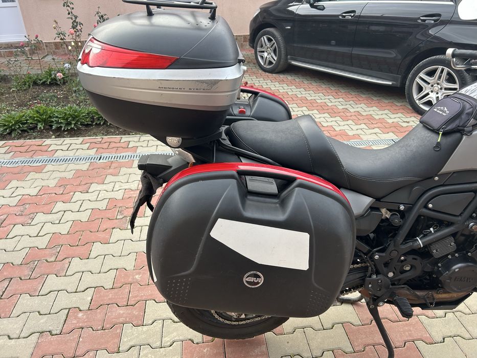 Side case bmw f 800 gs , genti laterale cu suport moto Givi
