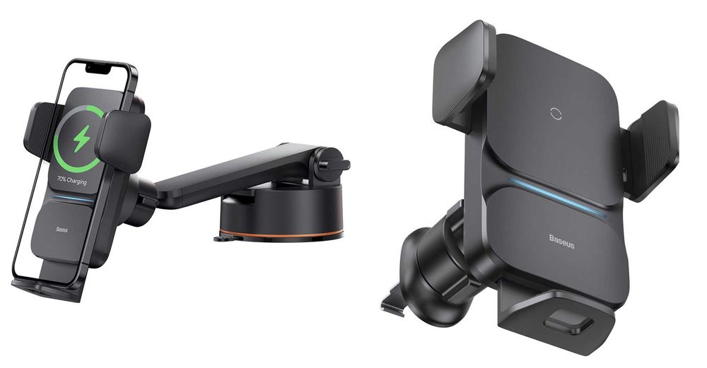 НОВЫЕ# Автомобильные держатели телефона BASEUS с беспроводной зарядкой